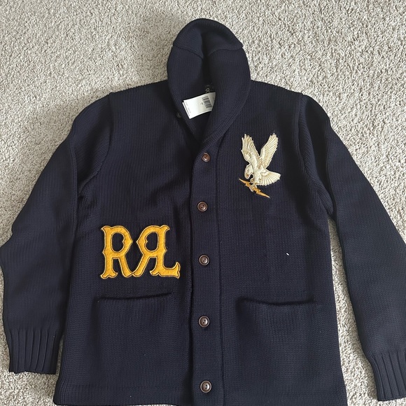 COPY - Ralph Lauren Double RR Cardigan. Brand New With Tags.  Smoke free enviro… - Picture 3 of 4